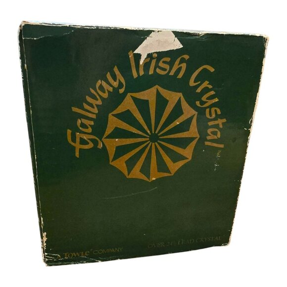 Galway Irish Leaded Crystal Balmoral Goblet Set Of 4 Glasses In Box DH1365 - Picture 4 of 7